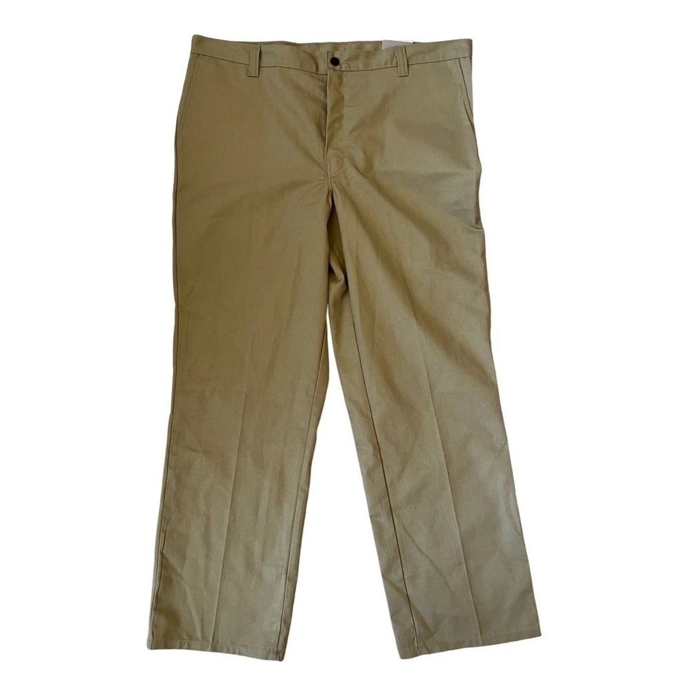 NEW Dickies Core Work Pant Khaki Tan Regular Fit Straight Leg GP474KH Mens 40x32